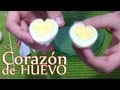 Huevo decorativo en forma de corazón │Recetas divertidas