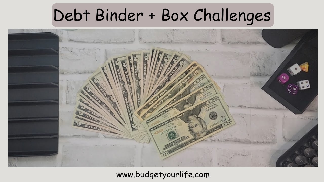 Debt Binder + Box Challenges | Saving for Extra Debt Payment | #cash # ...