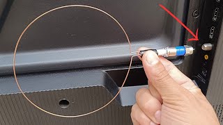 One piece of coaxial cable unblocks all TV channels || Antenna Booster