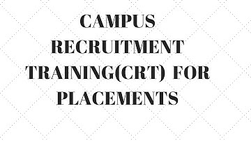 campus recruitment training -- part 2 || crt