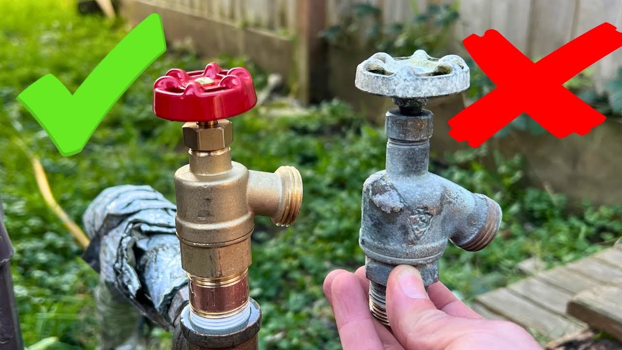 How to Replace a Leaking Outdoor Faucet With No Experience - YouTube