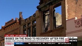 Bisbee on road to recovery after fire