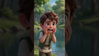 The Honest wood cutter ⭐  Honesty is always rewarded  #kids #story