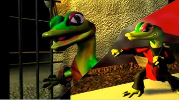 Gex (2): Enter the Gecko [PS1] part 2 (Lava Daba Doo - Poltergex)