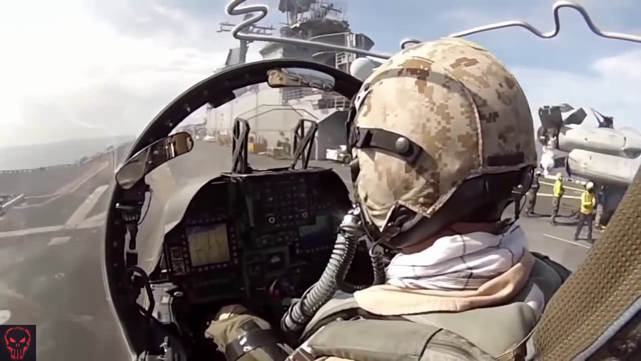 Military Carrier Pilots Takeoff & Land • Cockpit View YouTube