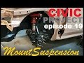 EF Civic project ep.19  (Mounting up the front suspension!) looks fresh asf!