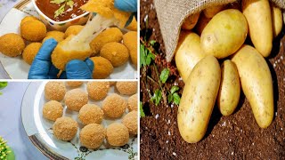 طريقة عمل البطاطس المقرمشة محشية جبنةطعمها تحفة ?