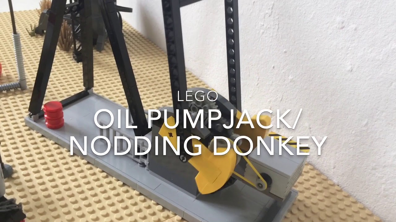 Lego Oil Pumpjack/Nodding Donkey YouTube