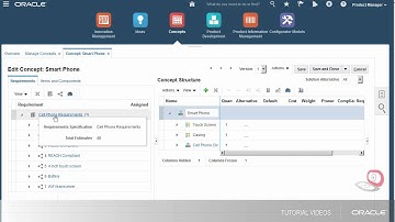 Innovation Management | Adding Requirement Specifications to a Concept