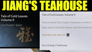 Where winds meet - go to jiang's teahouse (location) | tale of cold leaves volume 2