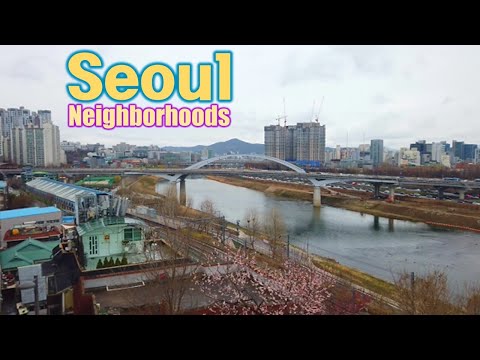 Seoul, Korea - Walking Tour of Neighborhood - 4K - Eungbong-dong [Seongdong-gu 3] 13(3)-12