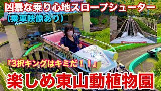 【大人気】今話題の東山動物園へ！！そこには日本で２番目に作られたコースターが❗️乗り心地はいかに⁉️#東山動植物園#話題#zoo#昭和#乳がんサバイバー