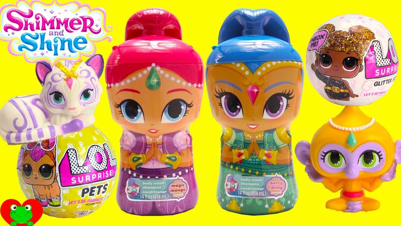 shimmer and shine toy videos youtube