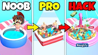 Paso De Piscina Noob A Pro A Hacker Parque Acuático Invictor