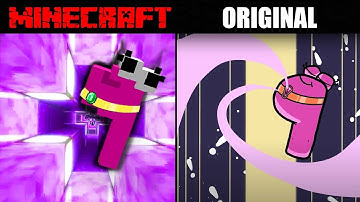 The Craziest Version Alphabet Lore in MINECRAFT Part 1