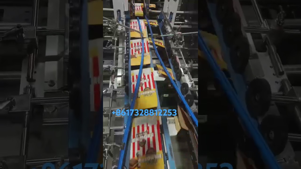 Today’s brownie bake cake box in rolam folder gluer machine 