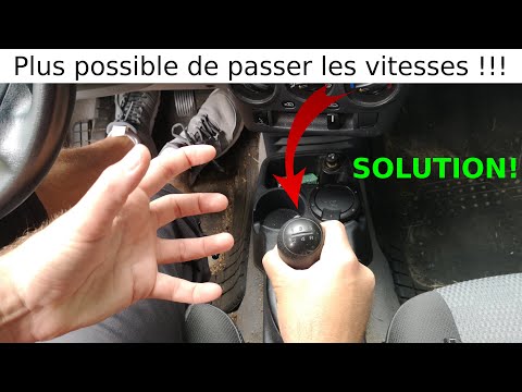 Impossible de passer les vitesses ? Voici une astuce solution de dépanneur professionnel !