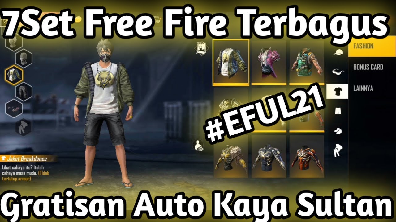 SET FREE FIRE TERBAGUS GARENA FREE FIRE YouTube