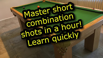 30 minutes to master short combination shots.  This Pool Lesson / drill will help train you.
