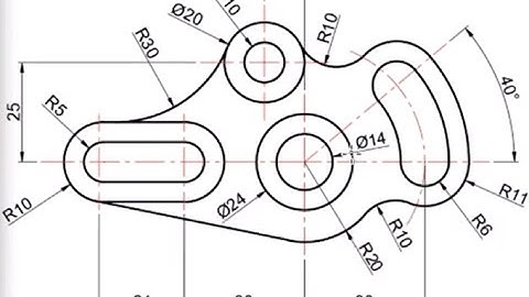 AutocAD 2D Practice Drawing-Basic & Advance Tutorial (Autocad 2020 )_Exercise 015