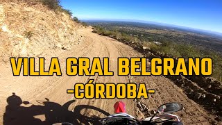 VILLA Gral BELGRANO, Córdoba - en MOTO por tierra - PARTE 1