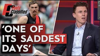 Emotional Matthew Lloyd speaks on state of Essendon Football Club - Footy Classified | Footy on Nine