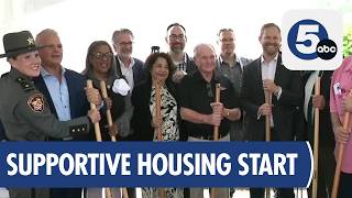 Groundbreaking underway for new Akron veterans housing project