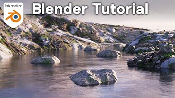 Rocky River Realistic Nature Animation (Blender)