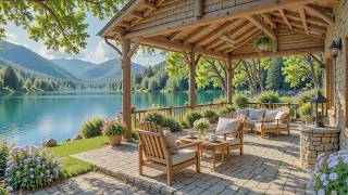 Relaxing Lake Breeze Ambience | Soft Piano Music & Bird Sounds for Deep Concentration screenshot 5