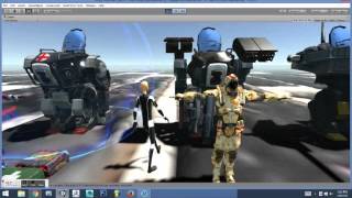 Wizards Vrs Soldiers - Indie Game - Mechs, Dragons, Drones *Work in progress*  -Unity5-