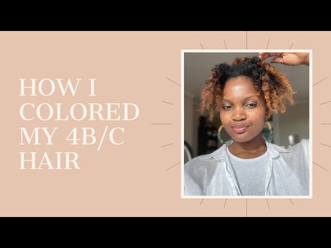 HOW I COLOR MY NATURAL 4B/C HAIR WITH L'ORÉAL OMBRÉ NR. 3