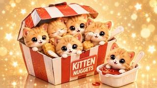 🍗 KITTEN NUGGETS 🎵 Goodbye Insomnia, Stress And Anxiety Relief with this Music