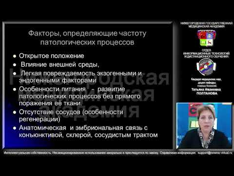 Симптоматология заболеваний роговицы. Демо-версия