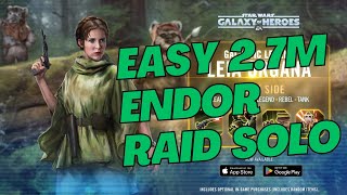 Galactic Legend Leia Easy 2.7M Solo Endor Raid