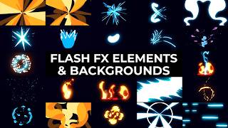 Free Energy & Light FX - Flash FX Elements And Backgrounds (Ae, Pr, FCPX)