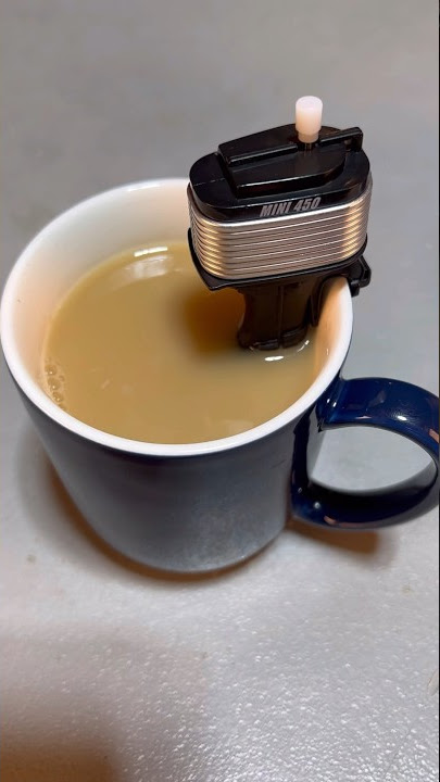 Stirring Coffee With A Boat Motor 