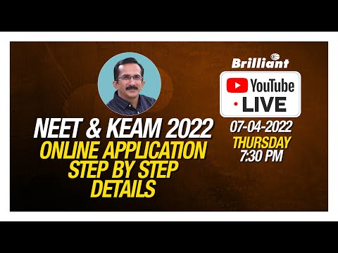 NEET & KEAM 2022 | Online Application | Step By Step Details