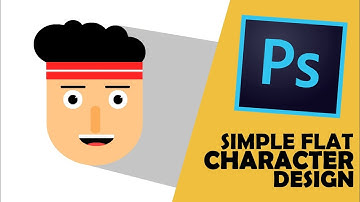 Simple Flat Character Design (#1)| Speed Art | Photoshop