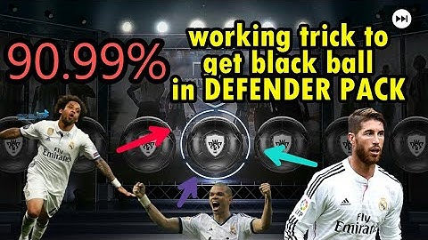 How to get black ball in defender agent pack pes2018|| 90% working trick must watch