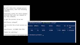 Powershell: Kill a process in PowerShell instead of Task Manager