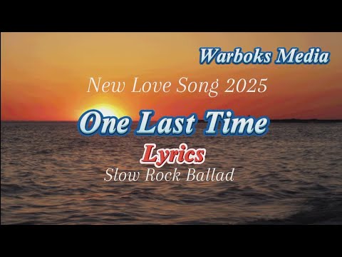 One Last Time Lyrics Video Dani Music Managemen 80 S Style Style Slow Rock Ballad