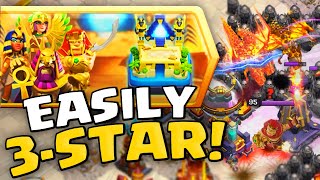 BEST Solution for the Golden Sand \& 3-Starry Nights Challenge (Clash of Clans)