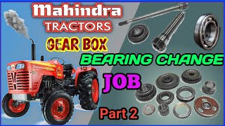 Mahindra 595 Turbo || gearbox bearing change || full Job || part 2