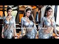 #3 India Silver Saree Fashion Beauty Indian Lookbook [4K] #india #saree #fashion #lookbook #beauty