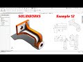 SolidWorks Tutorial – Intermediate Example 12 | Part & Drawing Practice