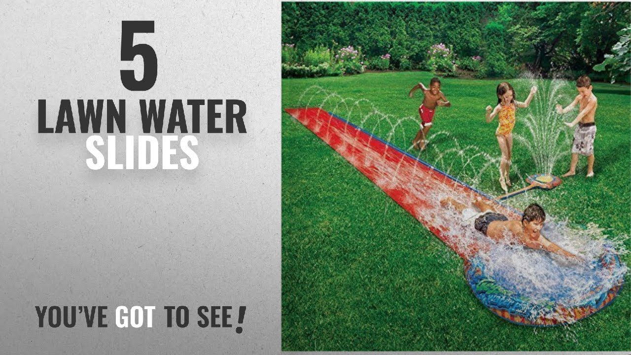 Top 10 Lawn Water Slides [2018]: CHILDRENS KIDS SOAK N SPLASH 16' AQUA GARDEN WATER SLIDE SPRAY