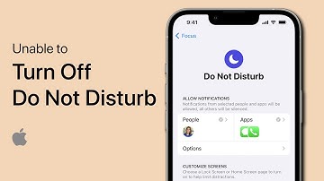 Unable to Turn Off Do Not Disturb on iPhone Problem Fix