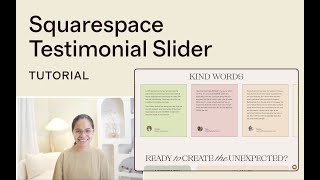 How to create a Stylish Testimonial Slider  on Squarespace by Squarestylist 608 views 2 months ago 5 minutes, 28 seconds