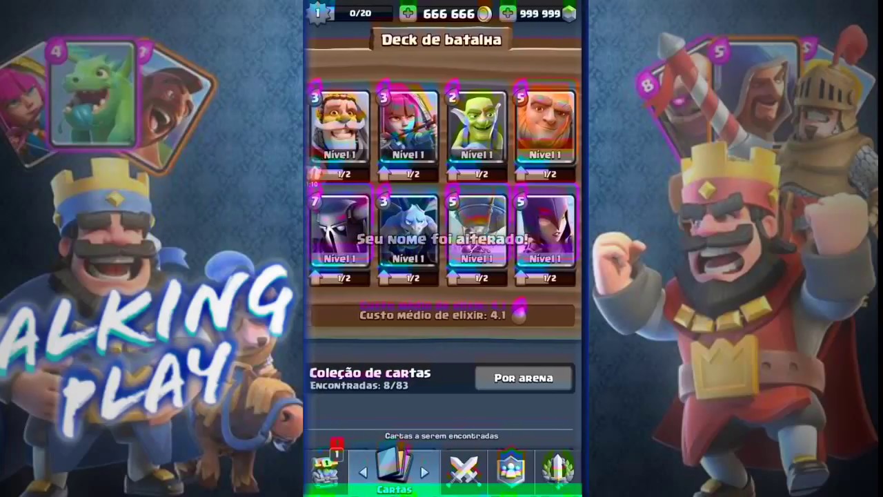 Clash Royale Modificado 2018 - YouTube