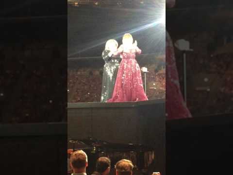 Adele Impersonator Feminem on stage with Adele in Perth